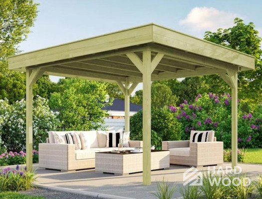 Открытая беседка с мангальной зоной №82 - фото 1866